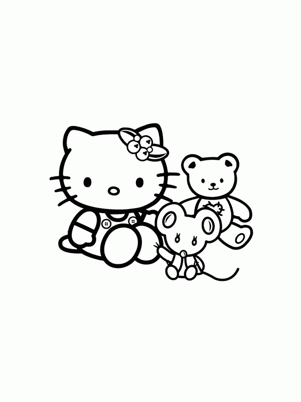 Hello Kitty kolorowanki